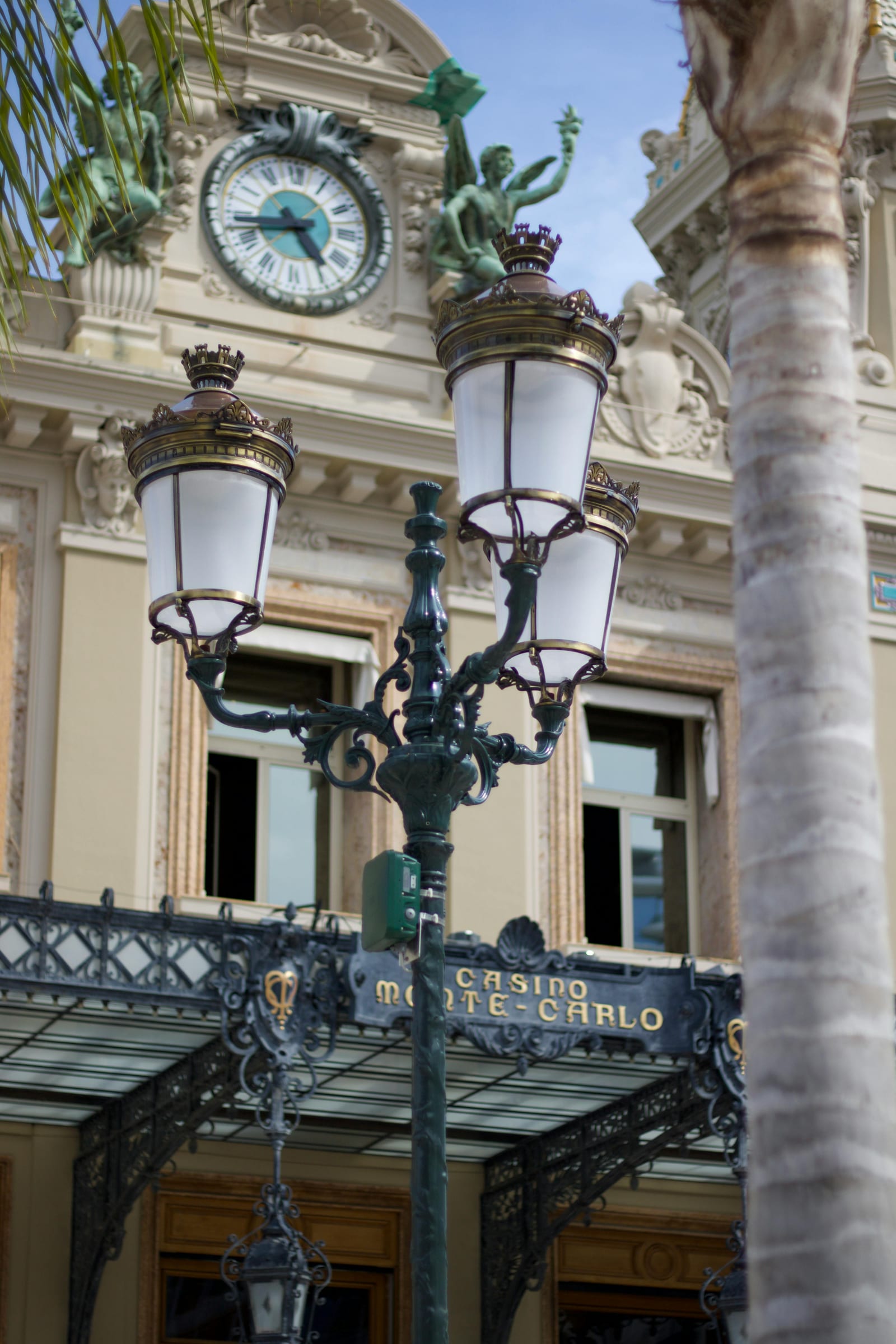 Dettaglio elegante del Casino di Monte-Carlo